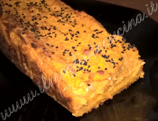 Cake salato di pane alla zucca