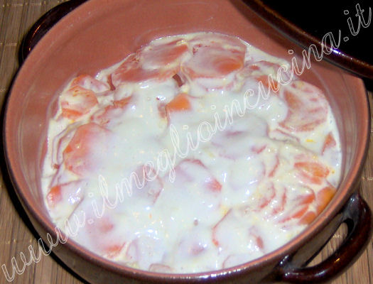 Carote con panna acida