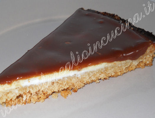 Cheesecake al cioccolato e cocco