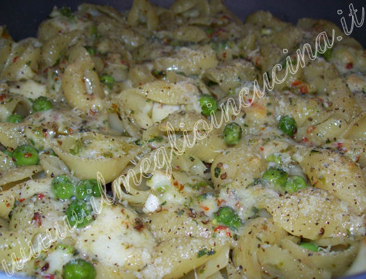 Conchiglie rigate al formaggio