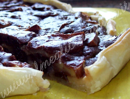 Crostata di pere e cioccolato