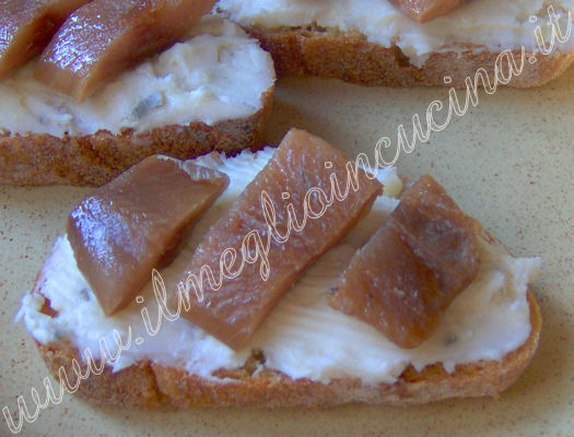 Crostini all'aringa