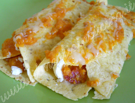 Enchiladas di maiale