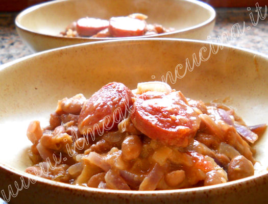 Fagioli e chorizo al cumino