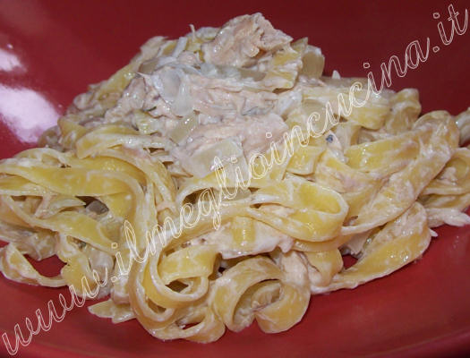 Fettuccine al tonno