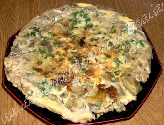 Frittata con carciofi