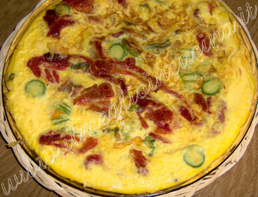 Frittata ai fiori di zucchine