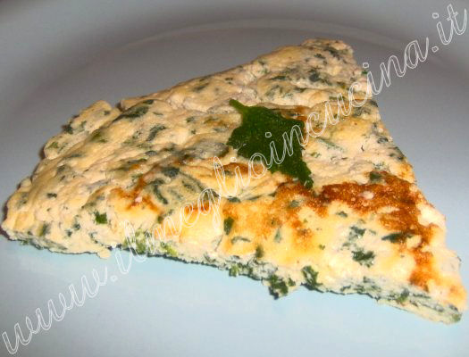 Nettle omelette with Ricotta cheese