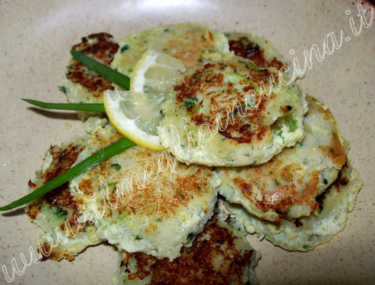 Frittelle di pesce al coriandolo