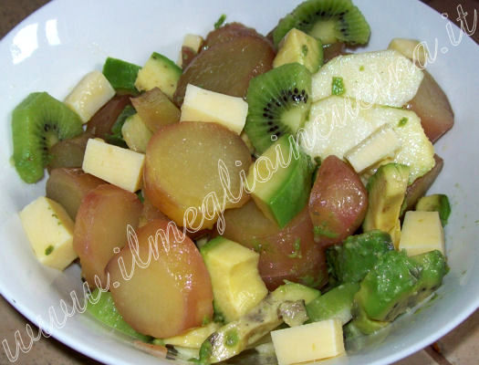 Potato salad with Fruit