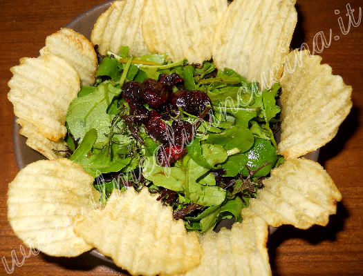 Insalata di rucola e cranberries