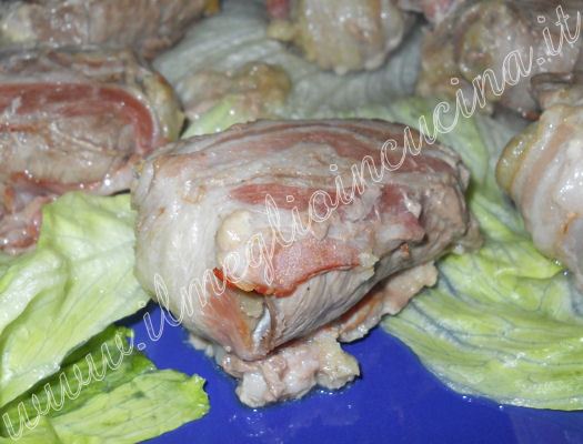 Involtini di vitello con melanzane