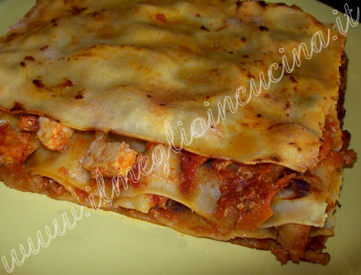 Lasagne al sugo di pesce spada