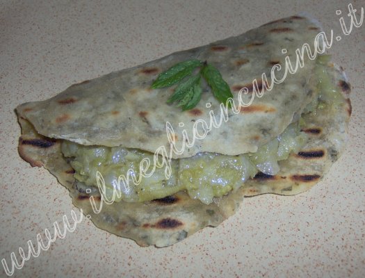 Parantha con ripieno di verdure