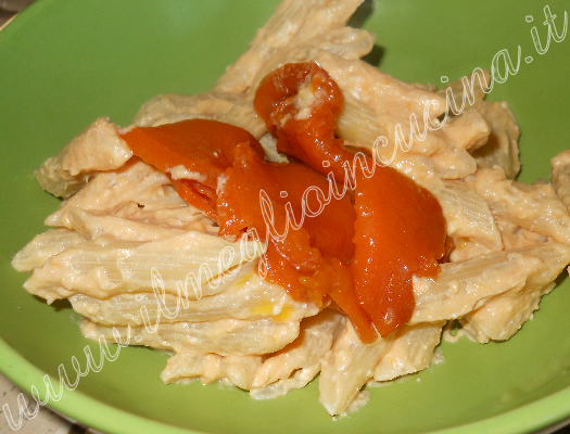 Pasta con crema di zucca