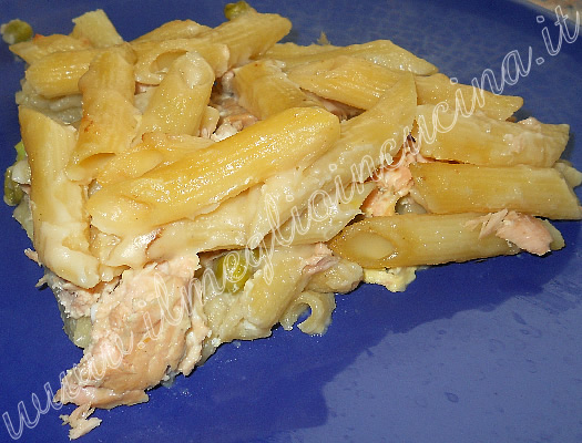 Pasta al forno con salmone