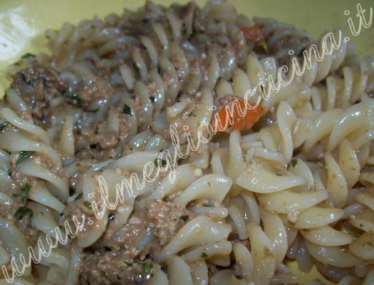 Pasta ai funghi piccante