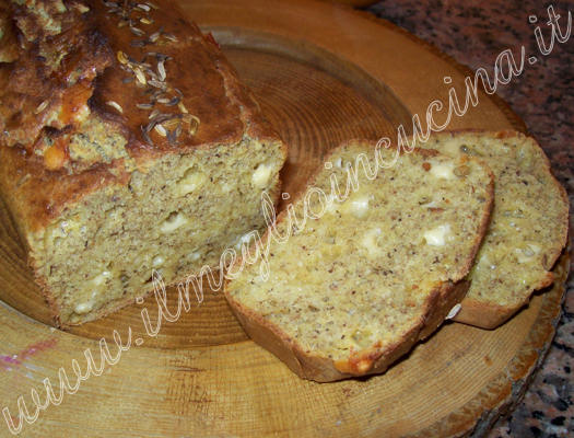 Plumcake all'anice e Gouda