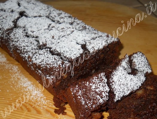 Plumcake di pane e cioccolato