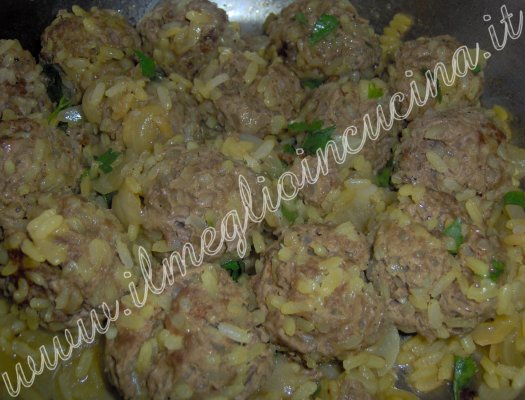 Polpette con riso