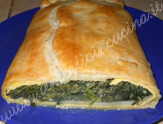 Strudel di spinaci e ricotta