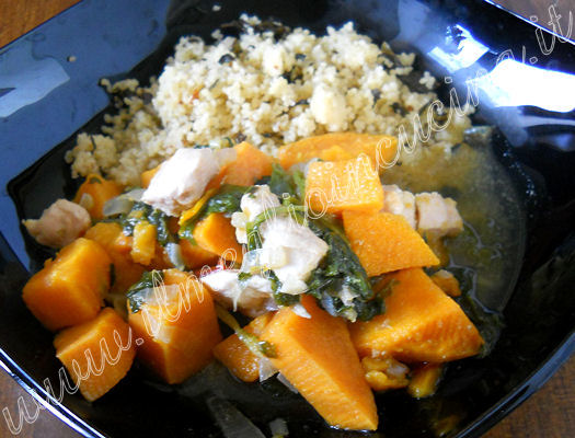 Chicken and Sweet potatoes with Couscous