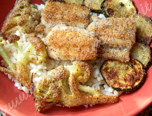 Tempura di pesce al grano saraceno