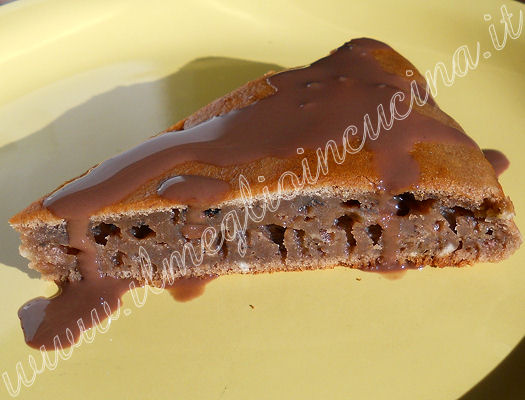 Torta di banane e cioccolato