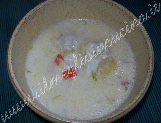 Zuppa di pollo thai (Tom Ka Gai)